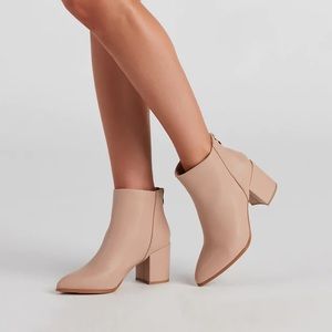 Women’s Faux Leather Booties